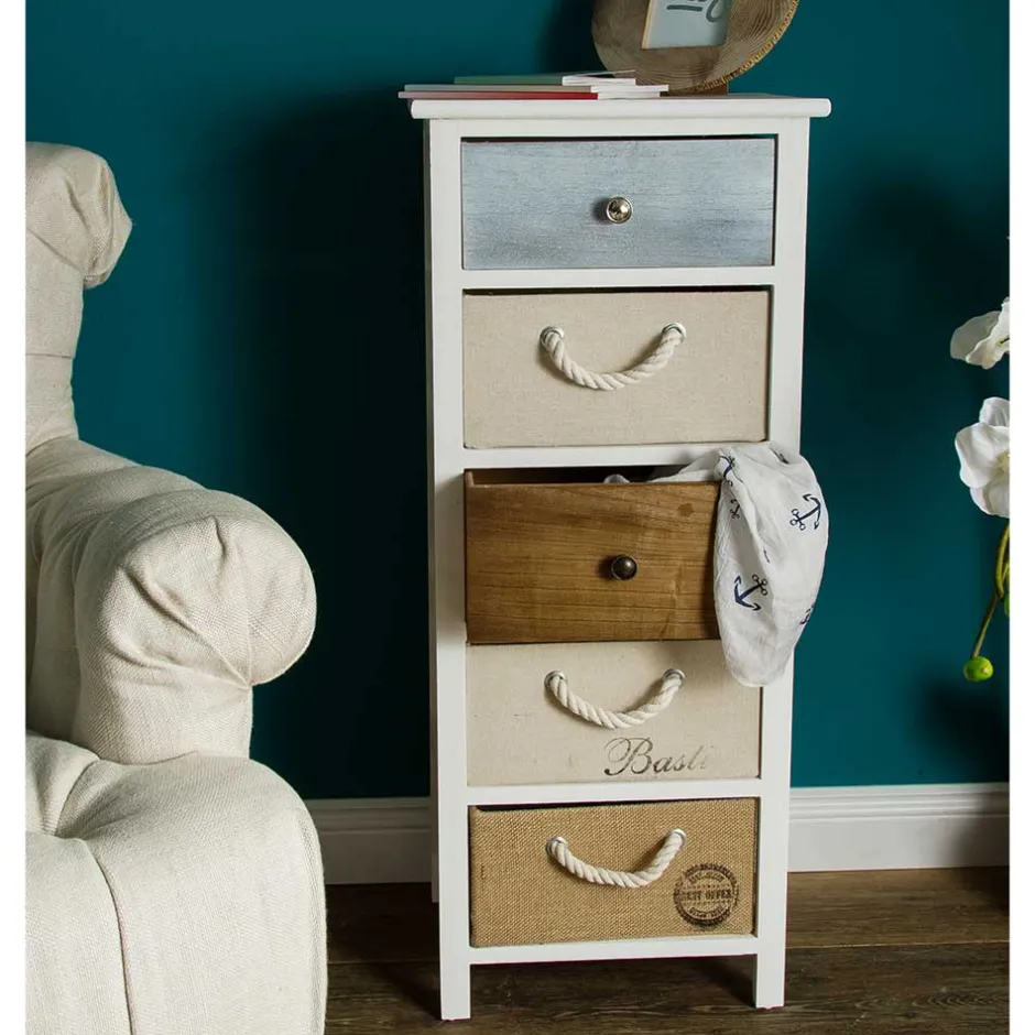 Pharao24 Holzkommode Bahma> Massivholz Kommoden|Hochkommoden