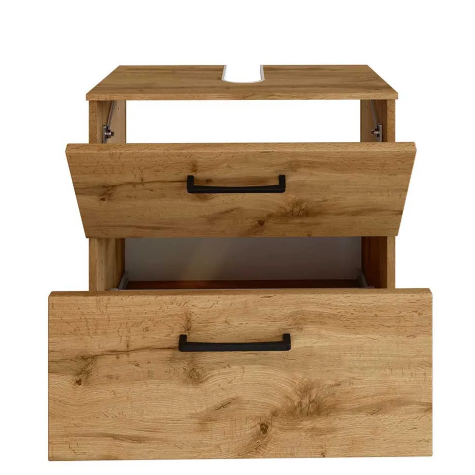 Pharao24 Holzoptik Badmöbel Longos> Badmöbel Sets