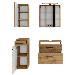 Pharao24 Holzoptik Badmöbel Longos><noscript><img width=