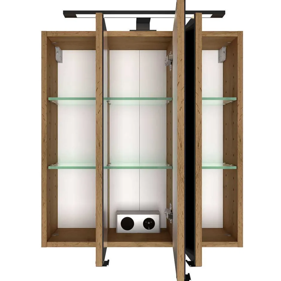 Pharao24 Holzoptik Badmöbel Longos> Badmöbel Sets