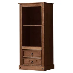 Pharao24 Holzregal Jaines> Regalschränke|Massivholzregale