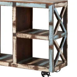 Raumteiler|Massivholzregale*Pharao24 Holzregal Nynos