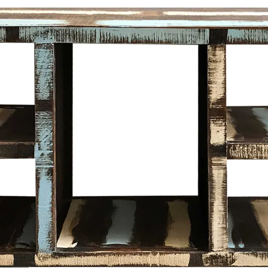 Raumteiler|Massivholzregale*Pharao24 Holzregal Nynos