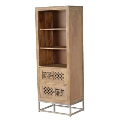 Pharao24 Holzregal Vilgard> Regalschränke|Massivholzregale