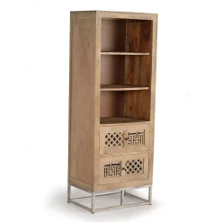 Pharao24 Holzregal Vilgard> Regalschränke|Massivholzregale