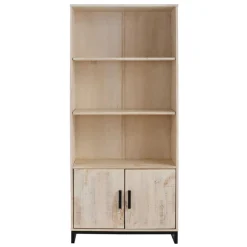 Wohnzimmerregale|Massivholzregale*Pharao24 Holzregal Vlatana