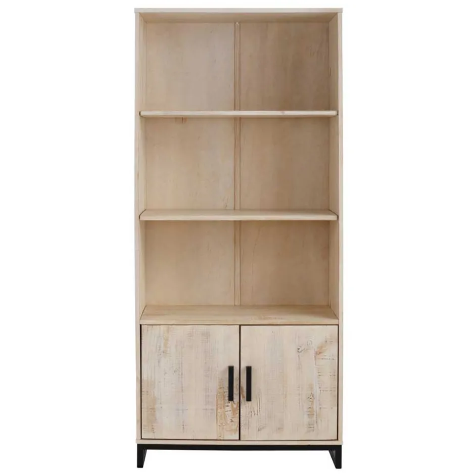 Wohnzimmerregale|Massivholzregale*Pharao24 Holzregal Vlatana