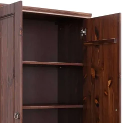 Massivholzmöbel|Wäscheschrank*Pharao24 Holzschrank Maseria