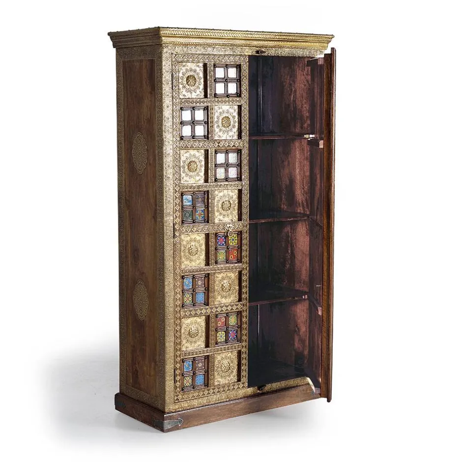 Pharao24 Holzschrank Massiv Carim> Massivholz Schränke|Dielenschränke