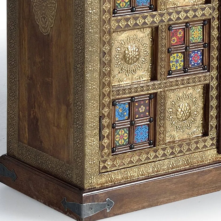 Pharao24 Holzschrank Massiv Carim> Massivholz Schränke|Dielenschränke