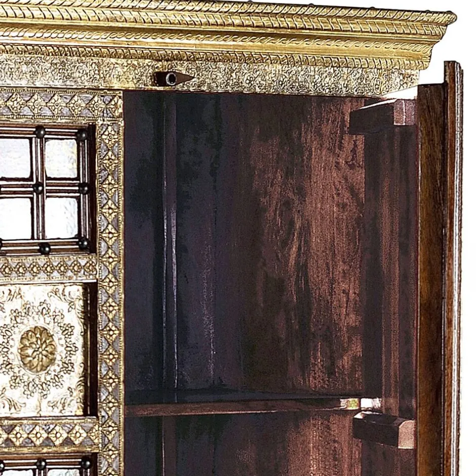 Pharao24 Holzschrank Massiv Carim> Massivholz Schränke|Dielenschränke