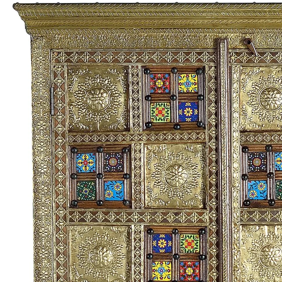 Pharao24 Holzschrank Massiv Carim> Massivholz Schränke|Dielenschränke