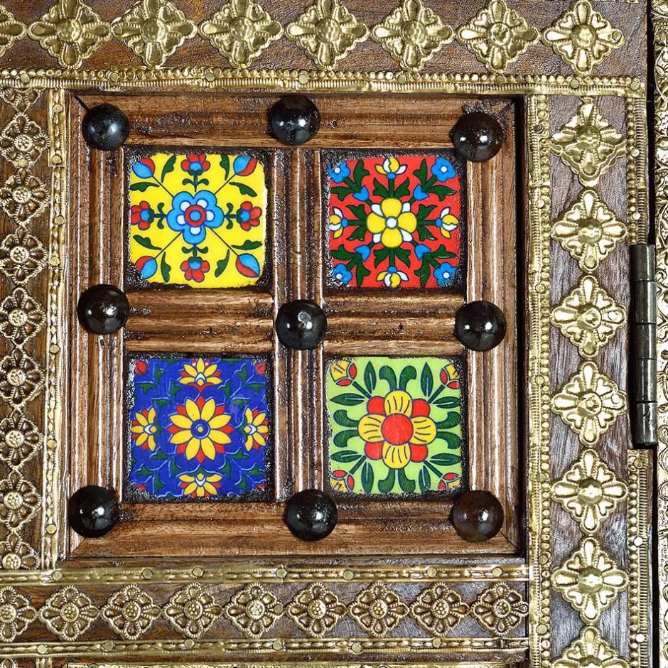 Pharao24 Holzschrank Massiv Carim> Massivholz Schränke|Dielenschränke