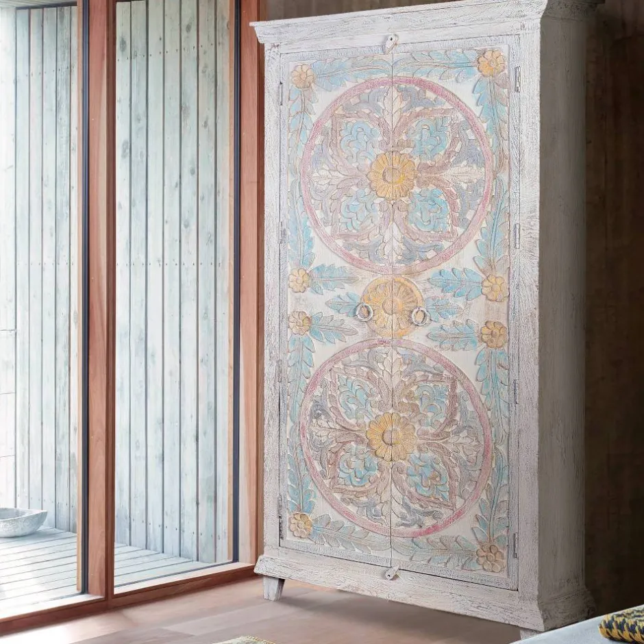 Massivholz Schränke|Kleiderschränke*Pharao24 Holzschrank massiv Eltusa