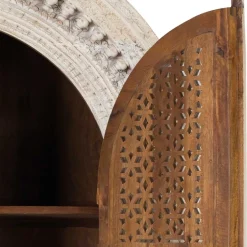 Massivholzmöbel|Dielenschränke*Pharao24 Holzschrank massiv Makan