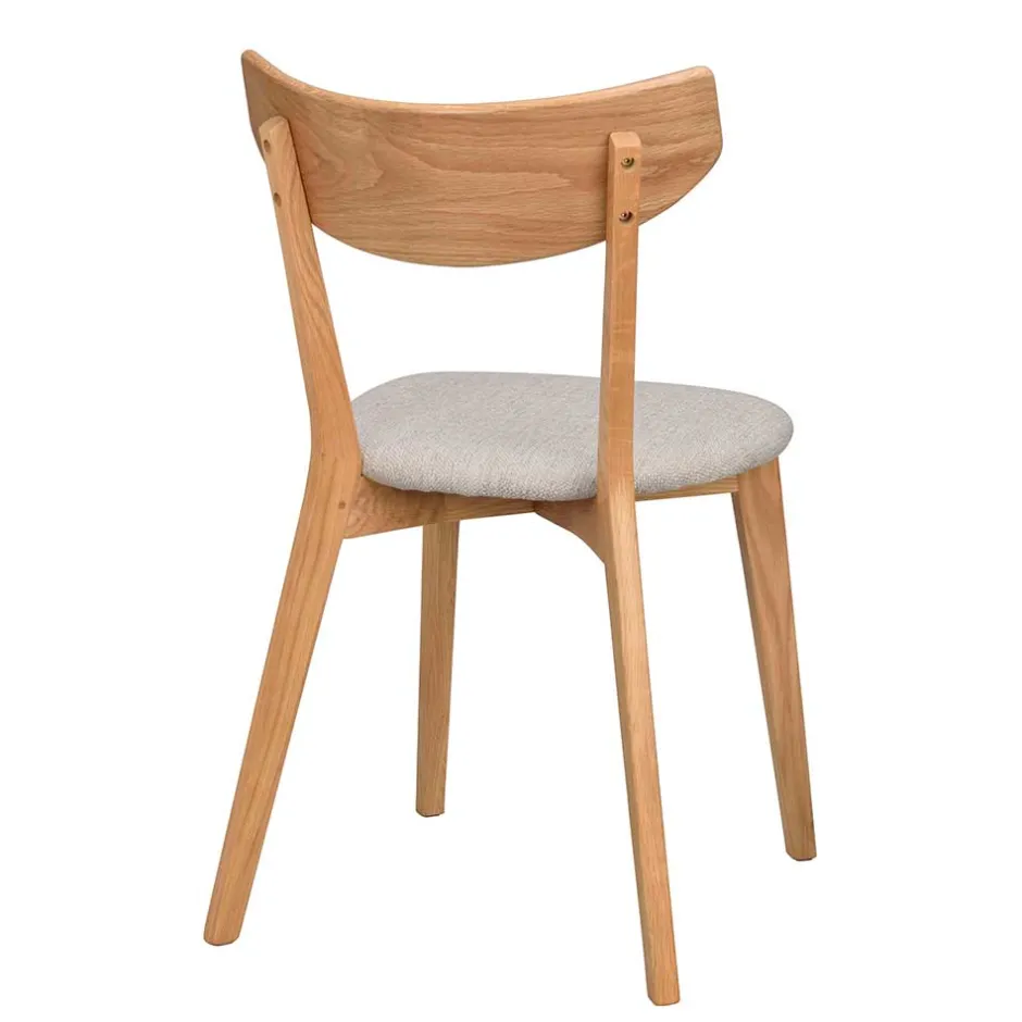 Küchenstühle|Esszimmerstühle*Pharao24 Holzstühle mit Polstersitz Rupang