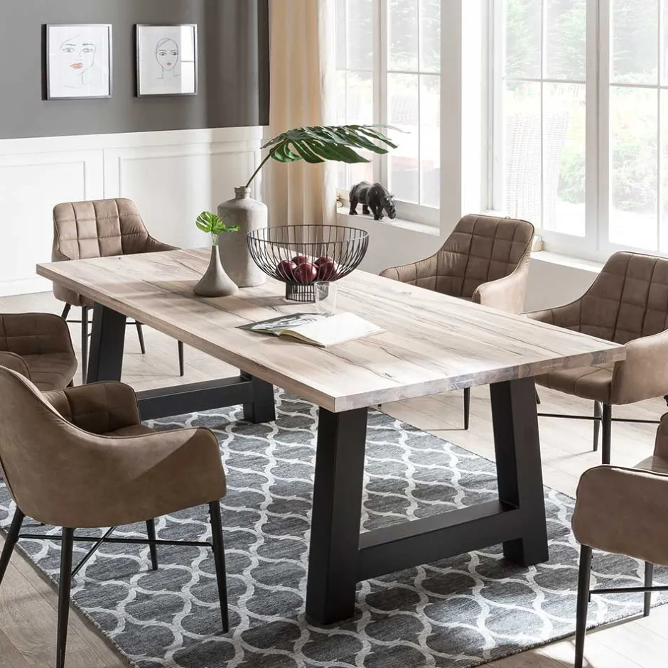 Pharao24 Holztisch Heriansa> Küchentisch|Massivholztische