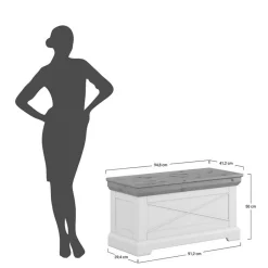 Truhen*Pharao24 Holztruhe Jeanys