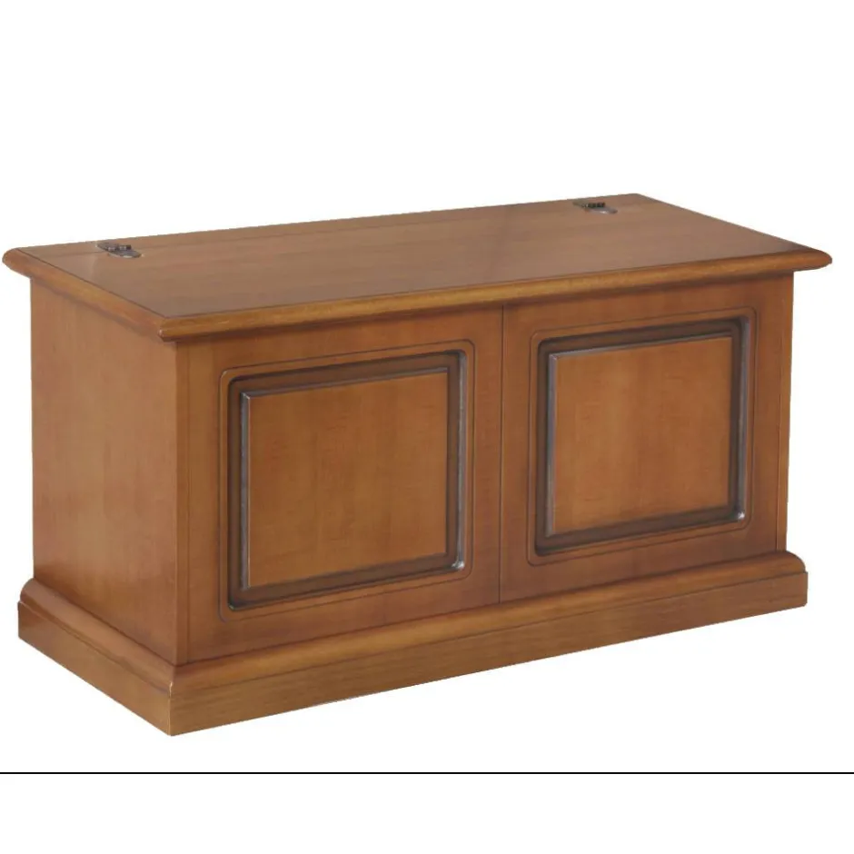 Truhen*Pharao24 Holztruhe mit Deckel Cadruna