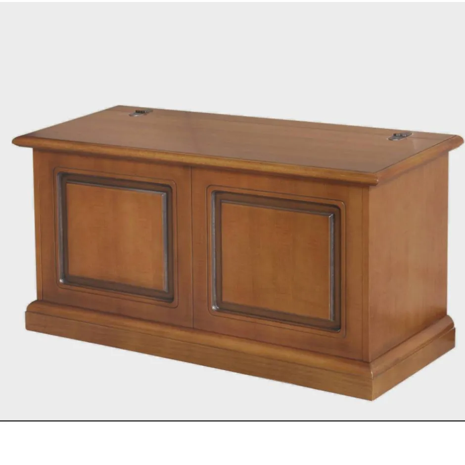 Truhen*Pharao24 Holztruhe mit Deckel Cadruna