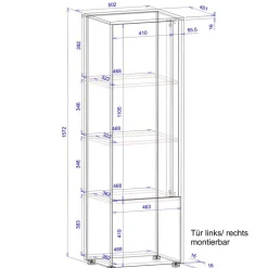 Büroschränke|Aktenschränke*Pharao24 Home Office Aktenschrank Uzniana