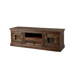 Pharao24 Indisches Lowboard Mysore> Massivholz Tv Möbel