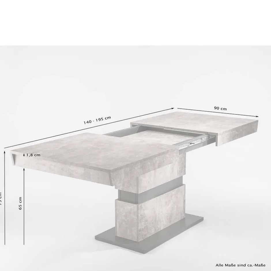 Pharao24 Industrial Esstisch Etzga> Ausziehtische