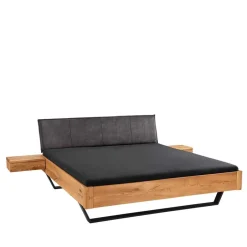 Doppelbetten|Massivholzbetten*Pharao24 Industriestil Bett Senva