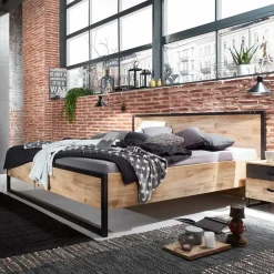 Komfortbetten|Doppelbetten*Pharao24 Industriestil Doppelbett Onlina