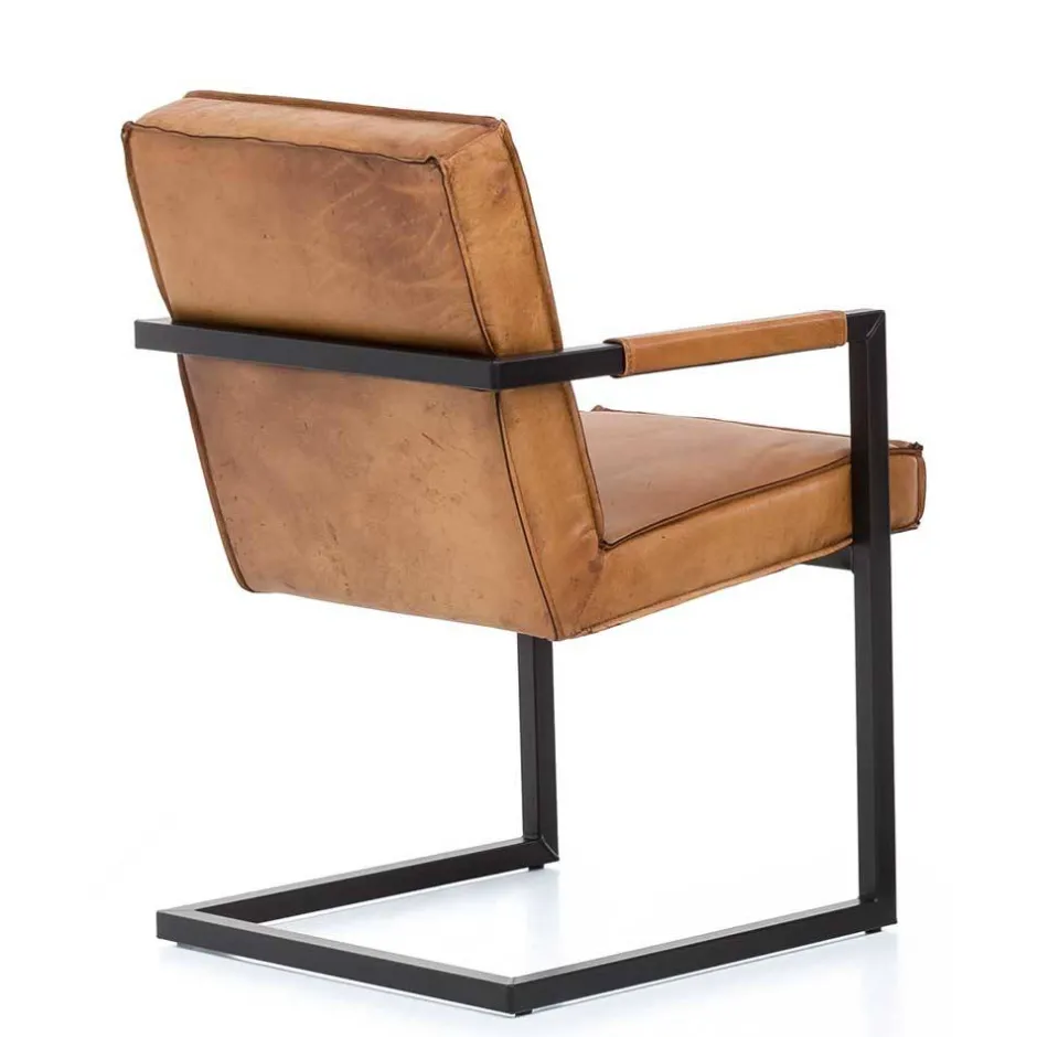 Polstermöbel|Küchenstühle*Pharao24 Industriestil Freischwinger Rhodos