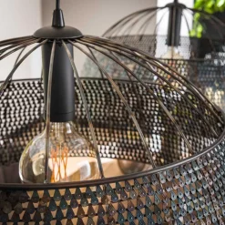 Pharao24 Industriestil Hängelampe Sortho><noscript><img width=