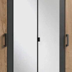 Drehtürenschränke*Pharao24 Industriestil Kleiderschrank Melcian