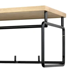 Wandgarderoben|Massivholz Garderoben*Pharao24 Industry Wandgarderobe Valnussa