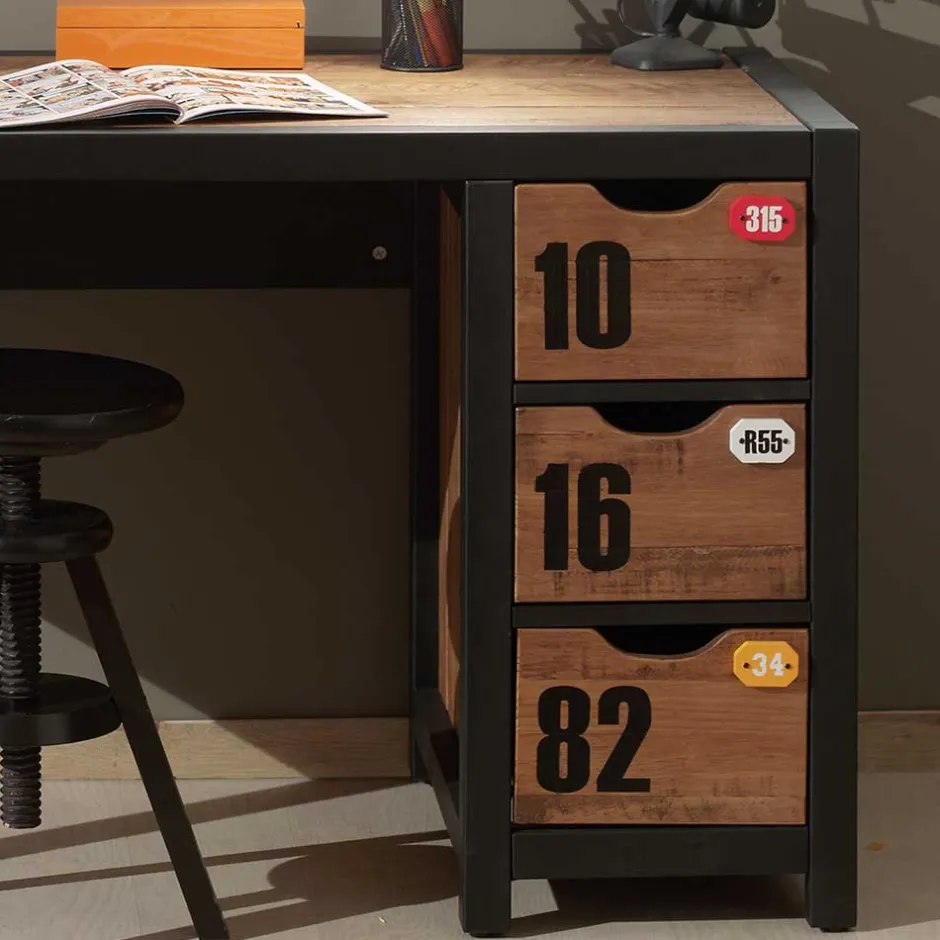 Pharao24 Jugendzimmer Schreibtisch Mucenna>Kinder Computertische|Jugendschreibtische