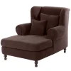 Ohrensessel*Pharao24 Kaminsessel braun Pandau