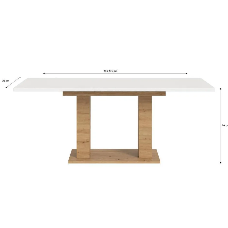 Ausziehtische*Pharao24 Küchen Tisch Madias