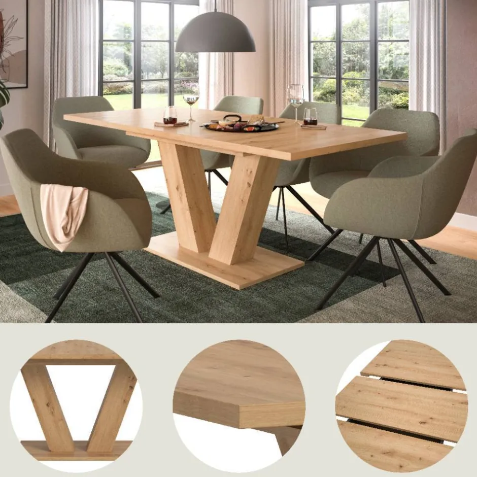 Ausziehtische*Pharao24 Küchen Tisch Obus