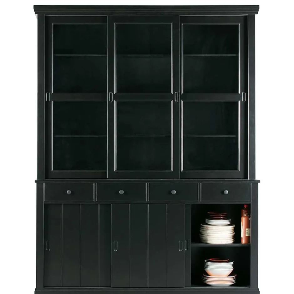 Massivholz Schränke|Anrichten*Pharao24 Küchenbuffet Conory