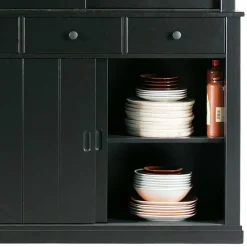 Massivholz Schränke|Anrichten*Pharao24 Küchenbuffet Conory