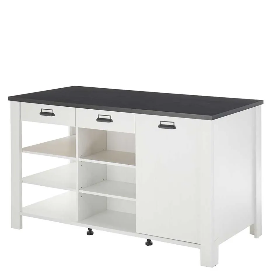 Spülenschrank*Pharao24 Kücheninsel Agazian