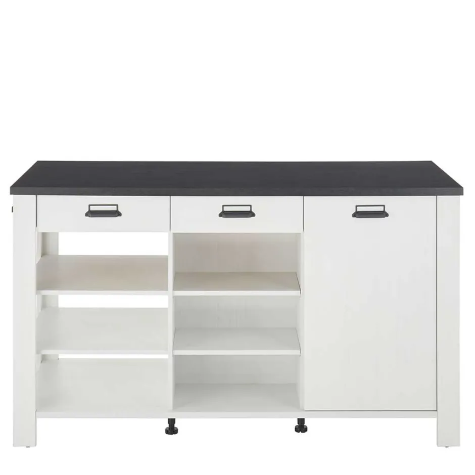 Spülenschrank*Pharao24 Kücheninsel Agazian