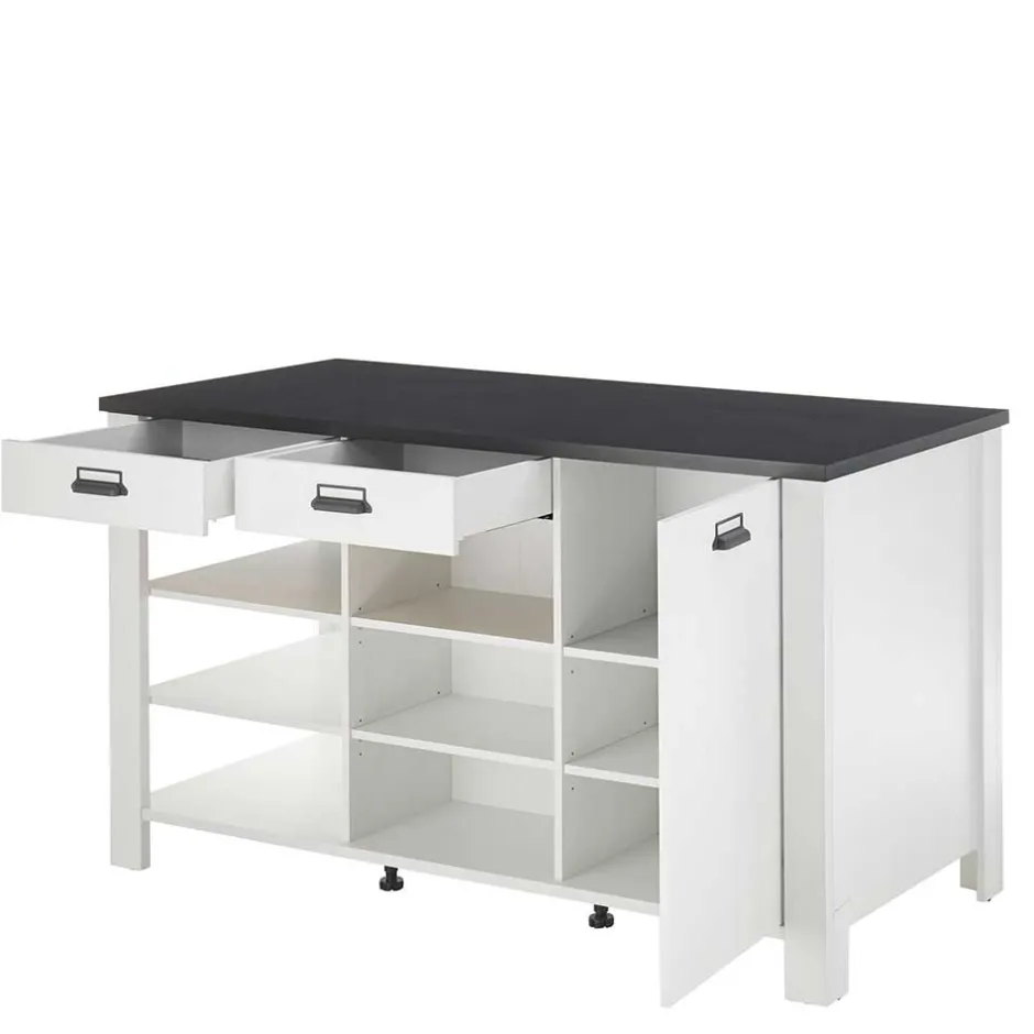 Spülenschrank*Pharao24 Kücheninsel Agazian