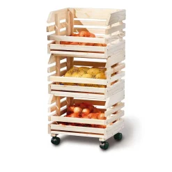 Massivholzregale|Standregale*Pharao24 Küchenregal Beqa