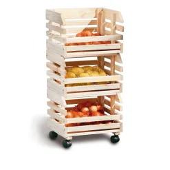 Massivholzregale|Standregale*Pharao24 Küchenregal Beqa