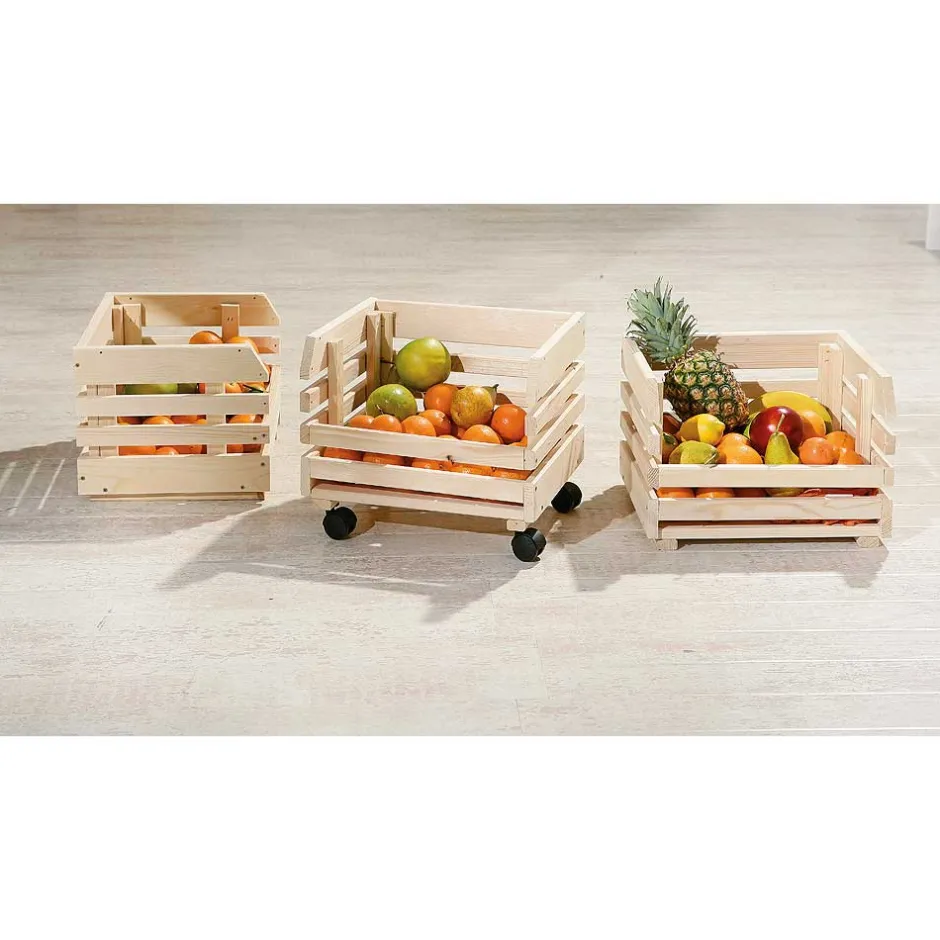 Massivholzregale|Standregale*Pharao24 Küchenregal Beqa