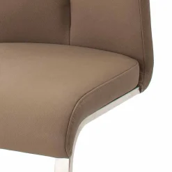 Lederstühle|Freischwinger*Pharao24 Küchenstuhl Set Freischwinger Martinus