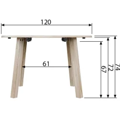Küchentisch|Esstische*Pharao24 Küchentisch Casmas