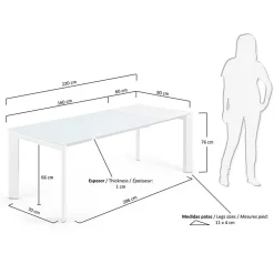 Küchentisch|Glastische*Pharao24 Küchentisch Keopado