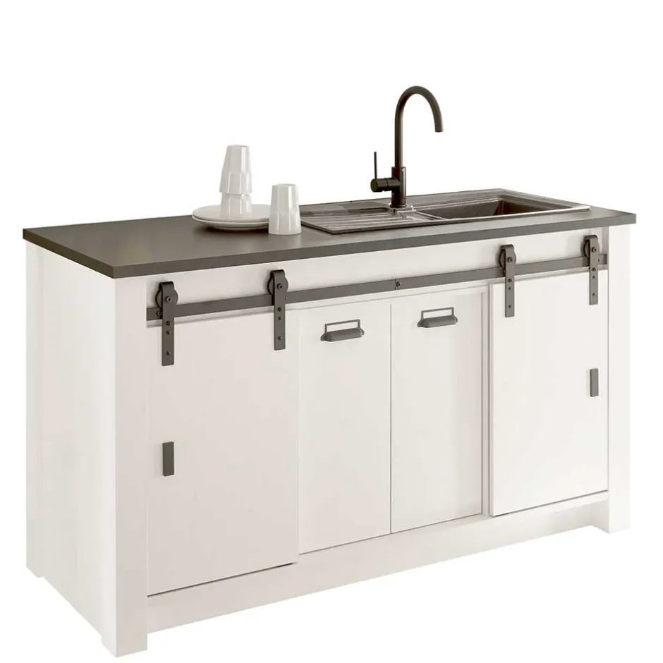 Pharao24 Küchenunterschrank Agazian> Spülenschrank