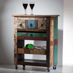 Servierwagen*Pharao24 Küchenwagen Woodstock